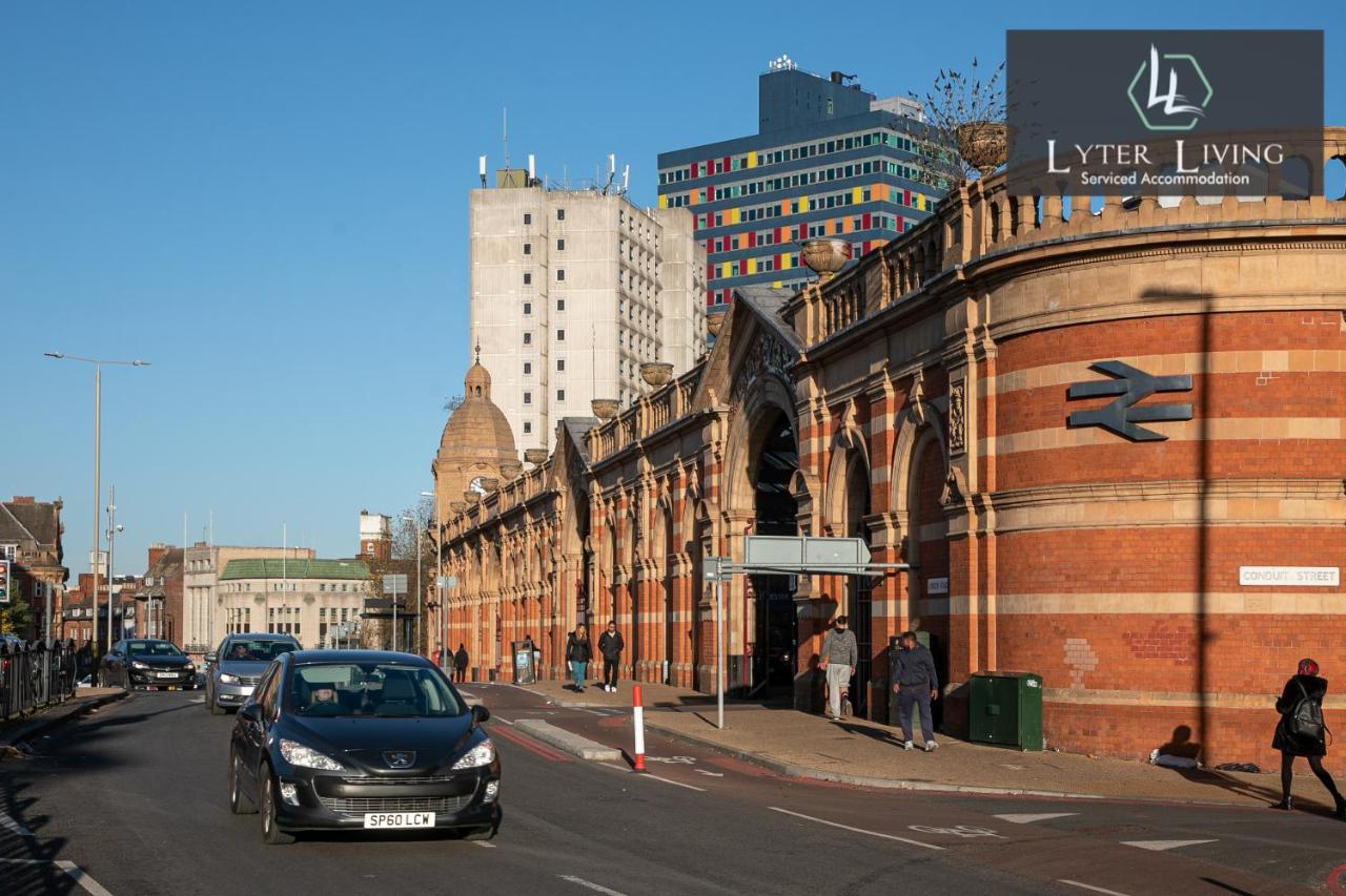 Leicester'S Lyter Living Serviced Apartments Opposite Leicester Railway Station Zewnętrze zdjęcie